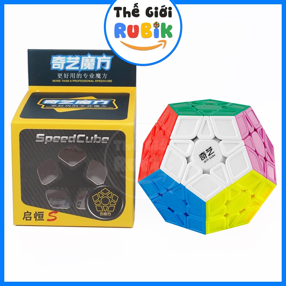 Rubik Megaminx 3x3 Cao Cấp Giá Rẻ QiYi QiHeng S. Rubic Biến Thể 12 Mặt Đồ Chơi Thông Minh | Thế Giới Rubik