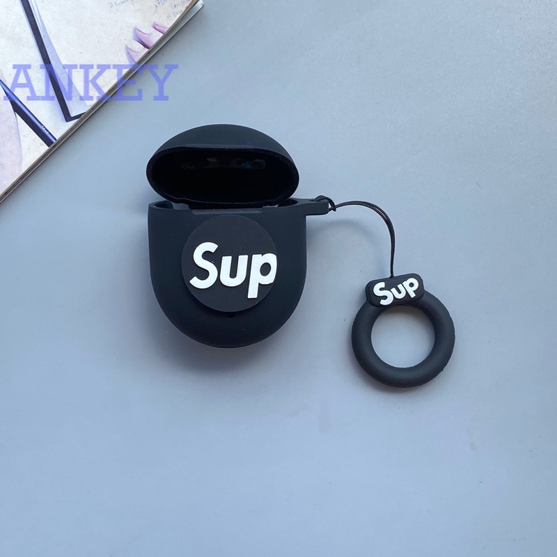 For Google Pixel Buds 2 / Buds A-Series Case Earphone Silicone Earbuds Waterproof Shockproof Cover Soft Protective Case Headphone Cover Headset Skin with Hook