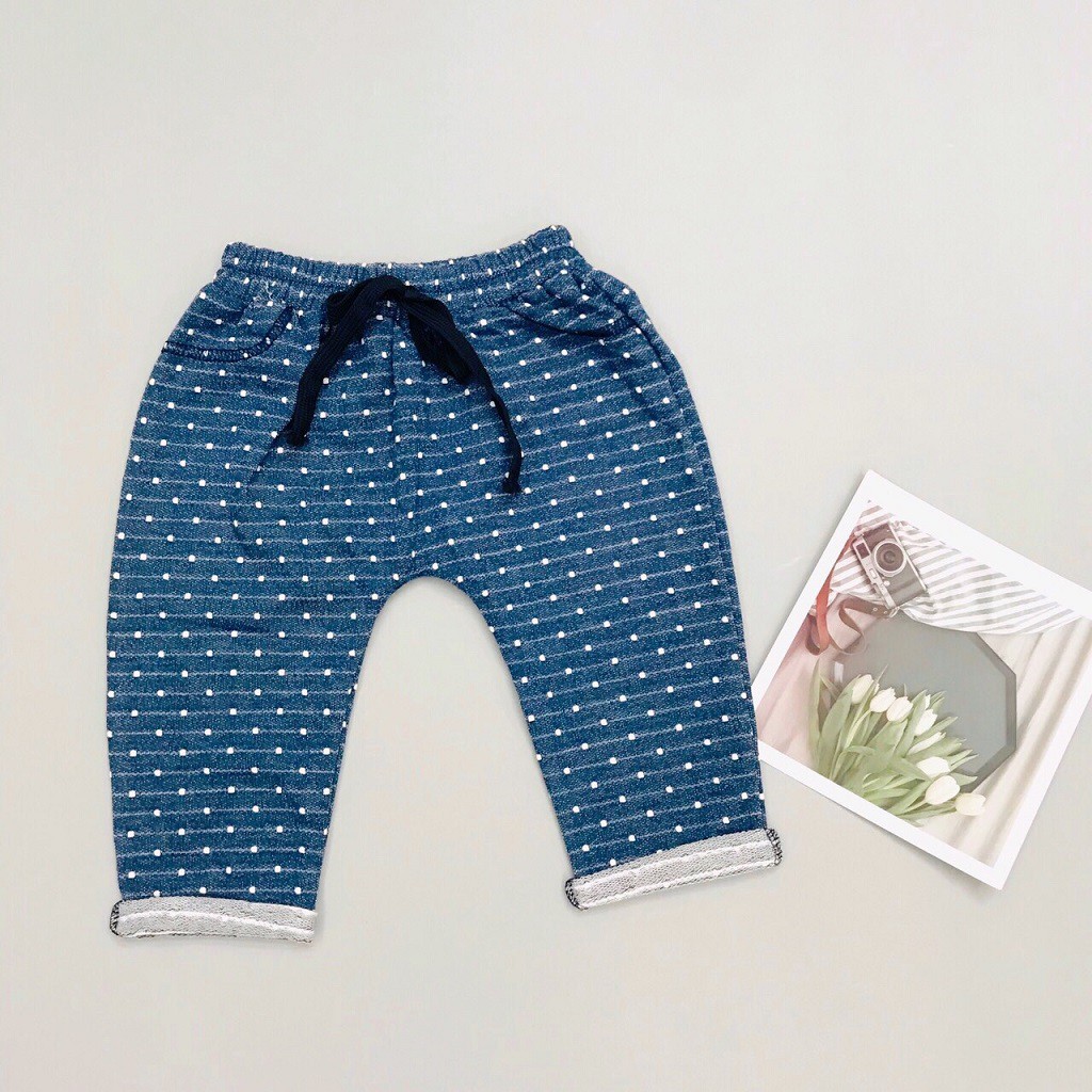 Quần dài bé trai, quần nỉ bé trai, chất da cá có nhiều màu, size 1-5T- SUNKIDS