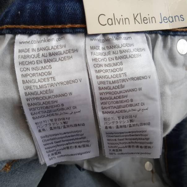 Quần Jean Dài Chính Hãng Calvin Klein Thời Trang Cá Tính