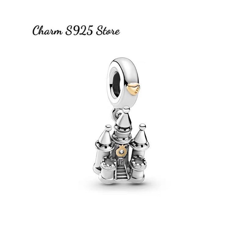 charm pan treo lâu đài mẫu mới 2021 bạc s925 cao cấp