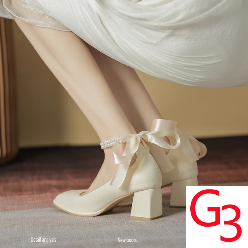 Giày Cao Gót Mũi Vuông Thời Trang Dành Cho Nữ