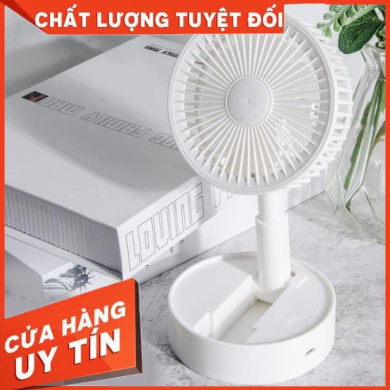 [ Bán Lẻ Giá Sỉ ] Quạt Mini Để Bàn Sạc Tích Điện Gấp Gọn USB Fan A9, Siêu Tiện Dụng Cho Mùa Hè 2021