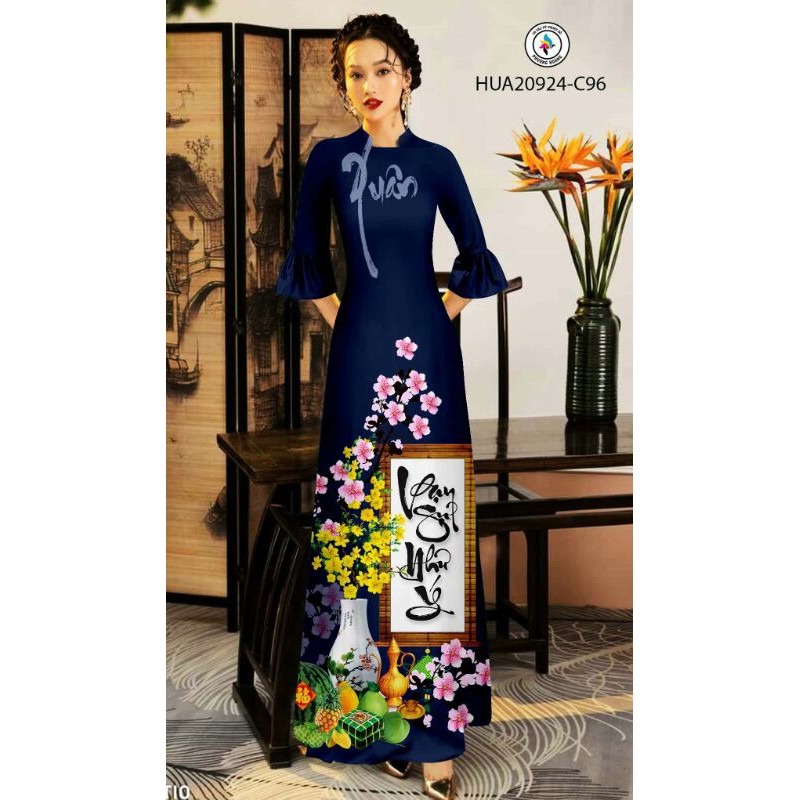 vải áo dài tết