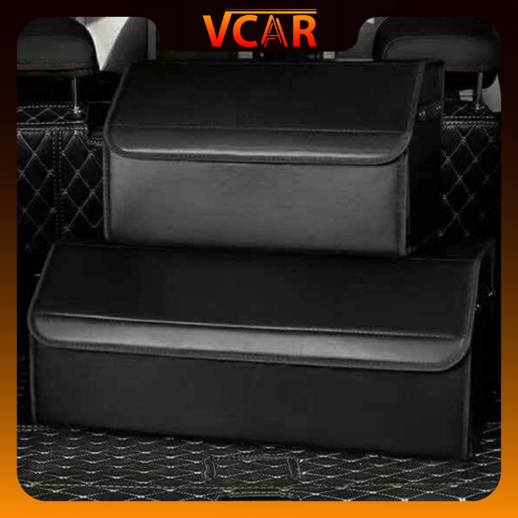 Hộp đựng đồ Thùng đựng đồ ô tô gấp gọn bằng da cao cấp TD01