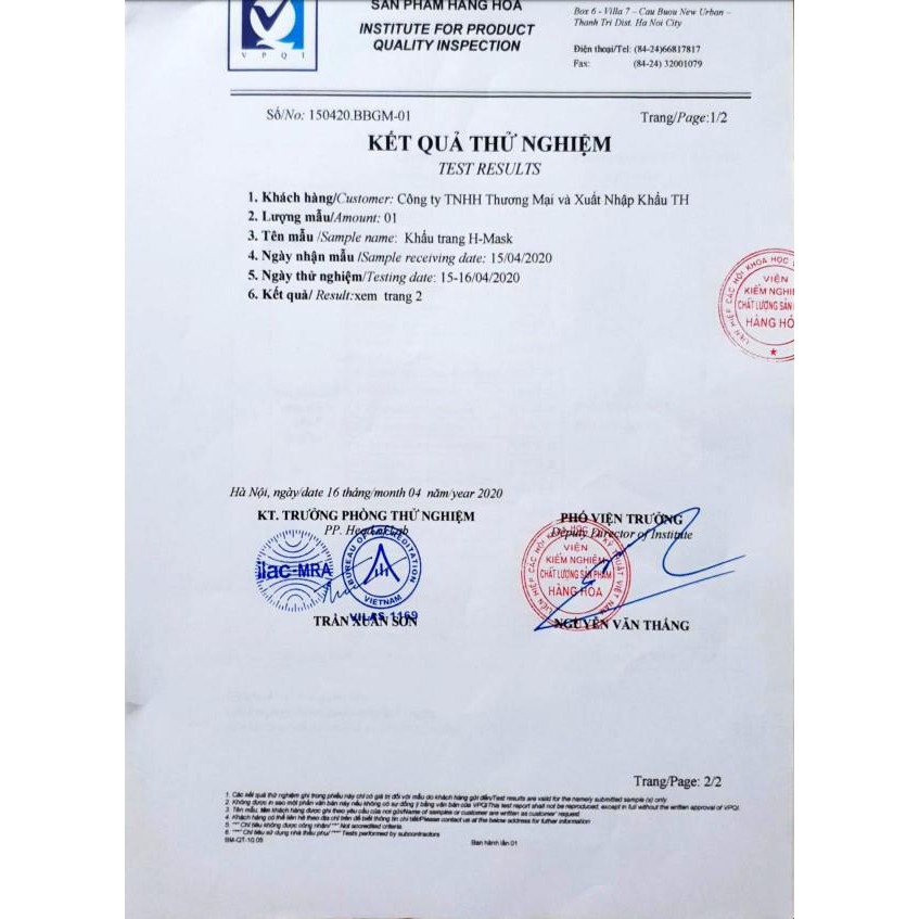 Khẩu trang y tế 4 lớp kháng khuẩn - CÓ GIẤY PHÉP KIỂM ĐỊNH