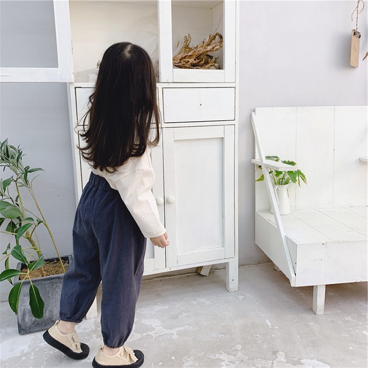 Quần Dài Cotton Cho Bé Gái