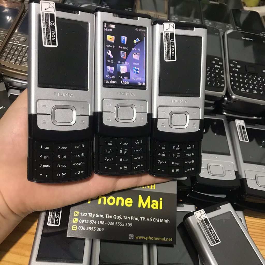  Điện Thoại Nokia 6500S Nắp Trượt có Pin và Sạc , Bảo Hành 12 Tháng