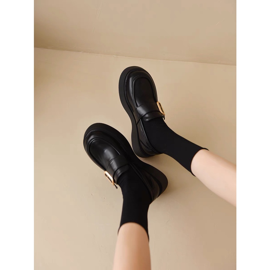 Giày Oxford nữ độn đế da mềm Ulzzang Hàn Quốc độc đáo phong cách Lolita hottrend