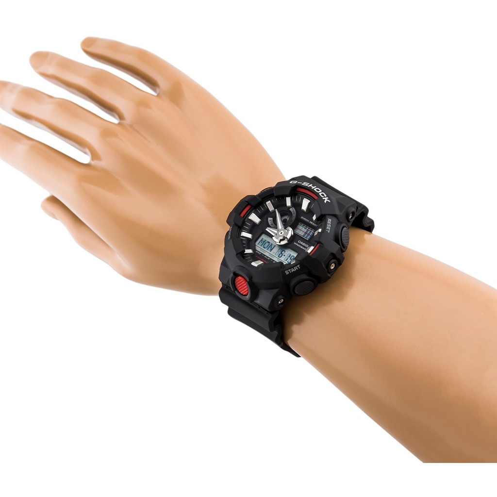 Đồng hồ nam dây nhựa G-SHOCK chính hãng Casio Anh Khuê GA-700-1ADR