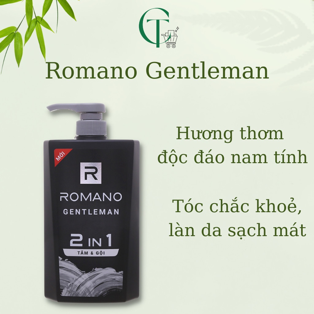 Tắm &amp; gội ROMANO CLASSIC 2 IN 1 650g