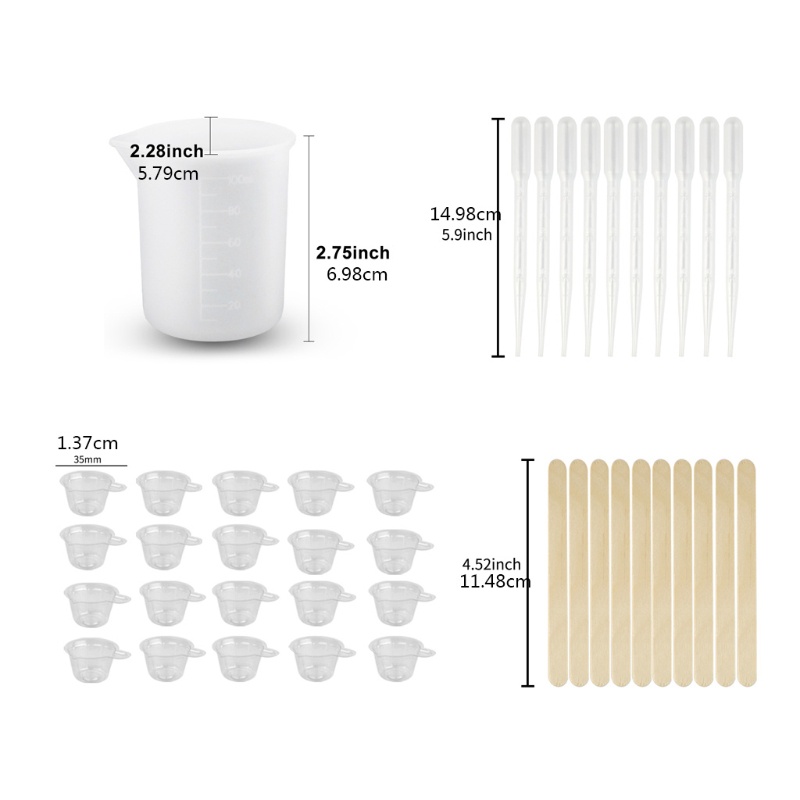 Bộ 41 Dụng Cụ Làm Trang Sức Bằng Nhựa Resin Epoxy Diy