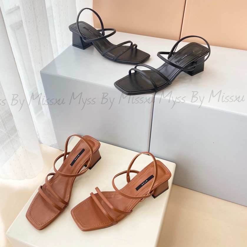 Giày sandal nữ dây mảnh ngang 5cm thời trang MYSS - SD139