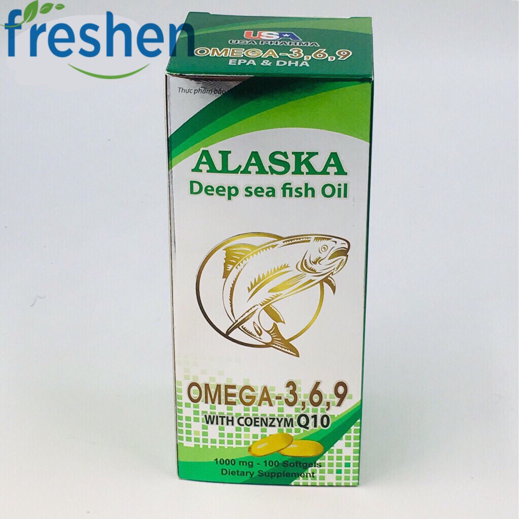 ALASKA OMEGA 3,6,9 - Hỗ trợ cải thiện trí lực , giảm nguy cơ xơ vữa động mạch do tác hại của oxy