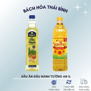 Dầu đậu nành 100% nguyên chất Tường An chai 1 lít
