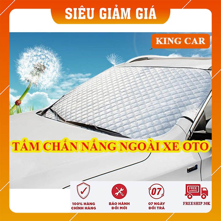 Bạt che nắng  kính lái ô tô- tấm che kính lái loại dầy 3 lớp bền, đẹp có ảnh thật - Shop KingCar