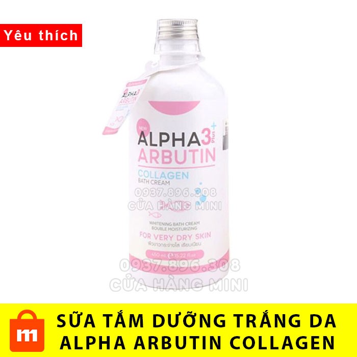 【YÊU THÍCH】 Sữa Tắm Dưỡng Trắng Alpha Arbutin 3 Plus Collagen Bath Cream | BigBuy360 - bigbuy360.vn