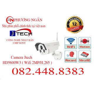 Camera wifi j-tech hd5600w3 chống nước lắp ngoài trời trong nhà đều được