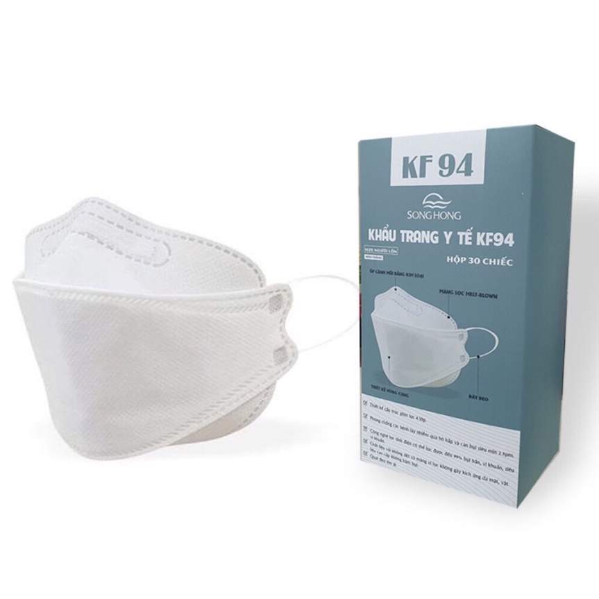 Khẩu trang KF94 Sông Hồng (Hộp 30c)