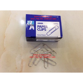 Combo 10 hộp Ghim vòng C28 DoubleA - Kẹp giấy đầu tròn - Ghim cài HÀNG CHÍNH HÃNG