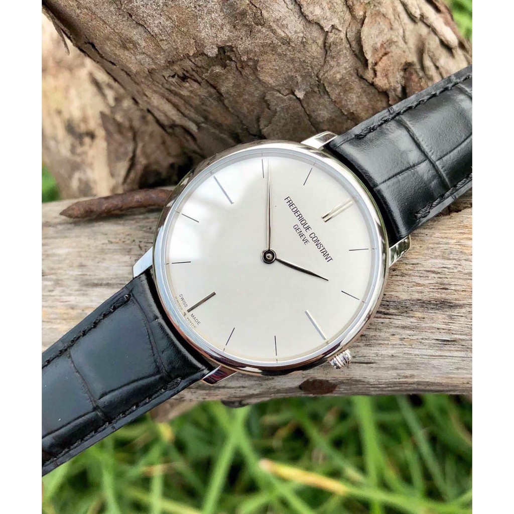 Đồng hồ nam chính hãng Frederique Constant 200S5S36 mỏng, thanh lịch - Máy pin Thụy Sĩ - Kính Sapphire