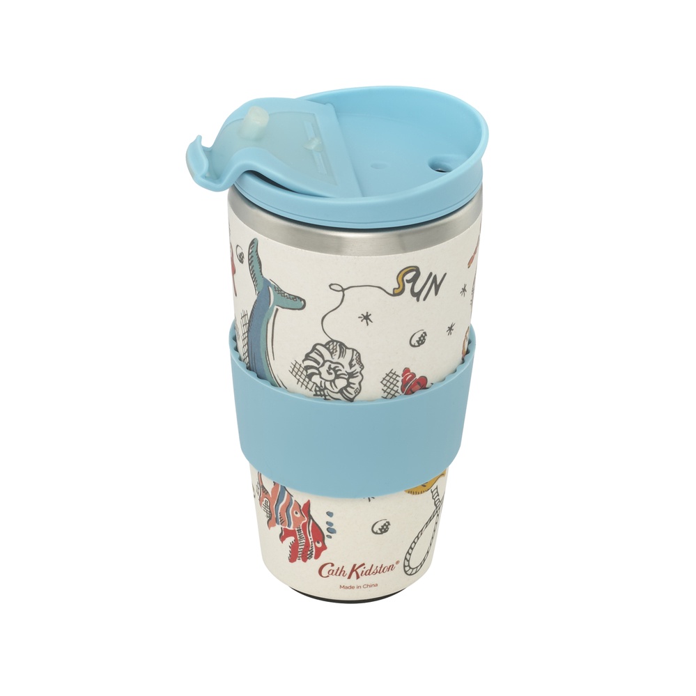 Cath Kidston - Ly giữ nhiệt Travel Cup Summer Time - 998826 - Warm Cream