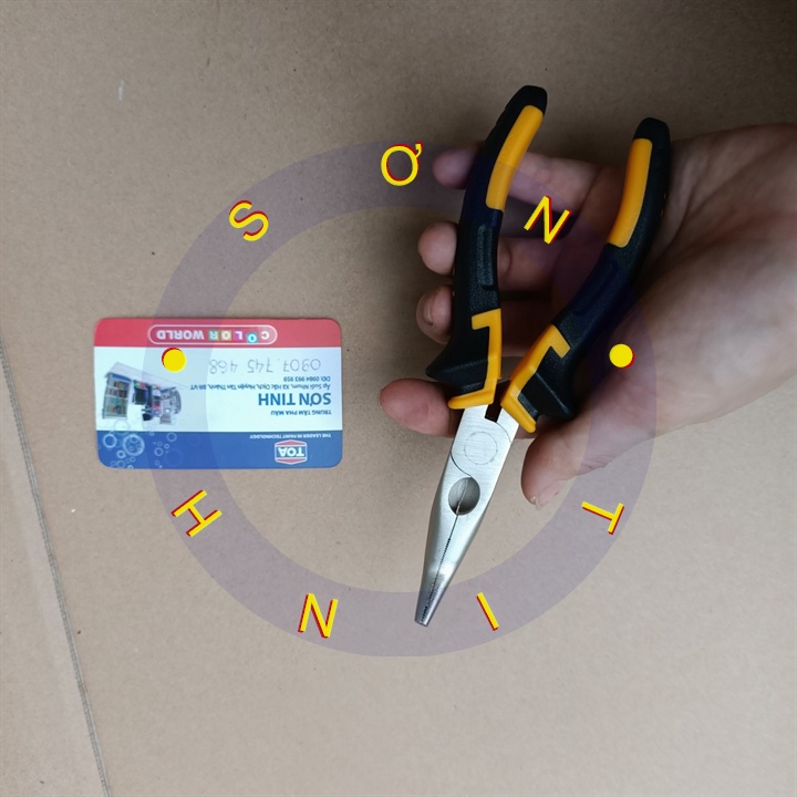 Kìm nhọn cong 6 inch Tolsen 10008