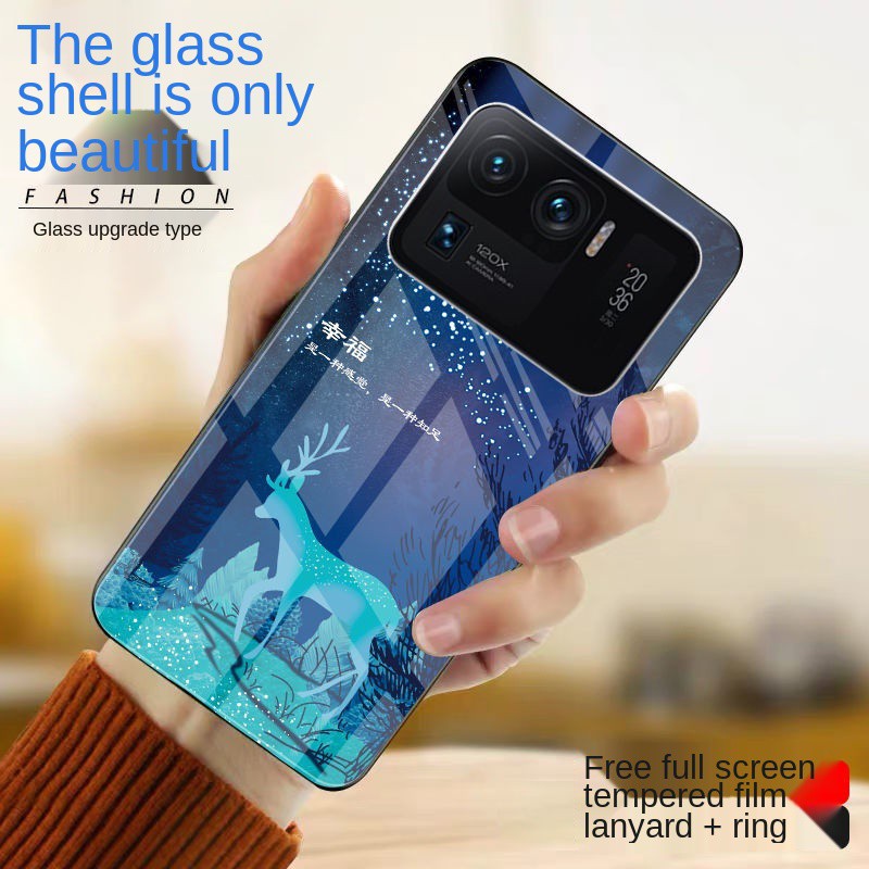 Ốp Lưng Kính Cường Lực Cho Xiaomi 11ultra | BigBuy360 - bigbuy360.vn