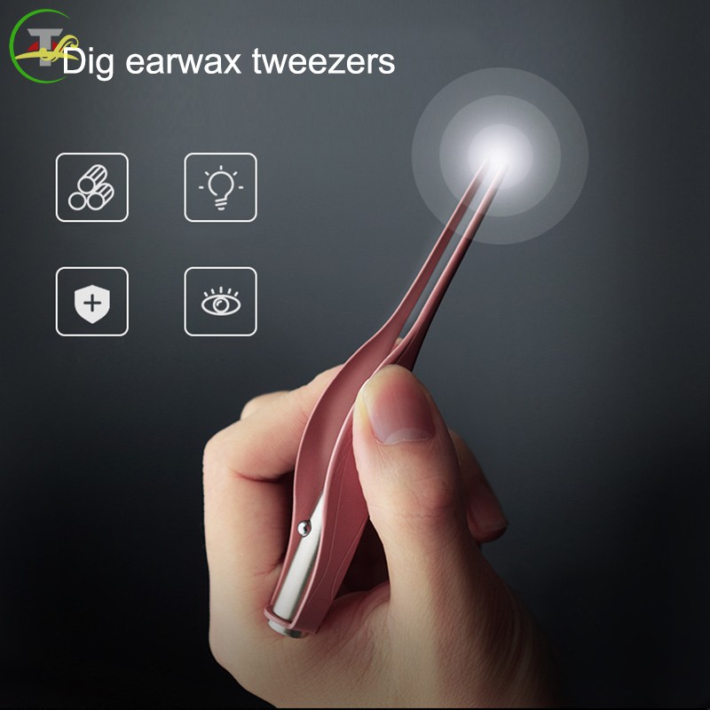 TG 1 Pcs Ear Picks Children Led Light Ear Cleaning Tool for Ear Hygiene Care @vn