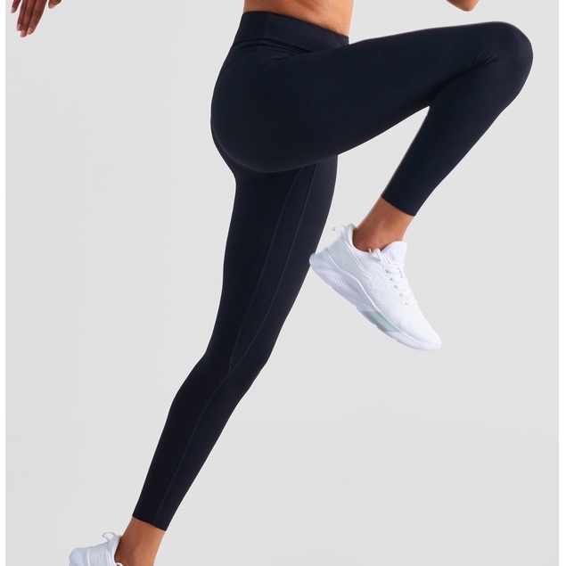 Quần legging thể thao Hoppe Fumeng thiết kế lưng cao
