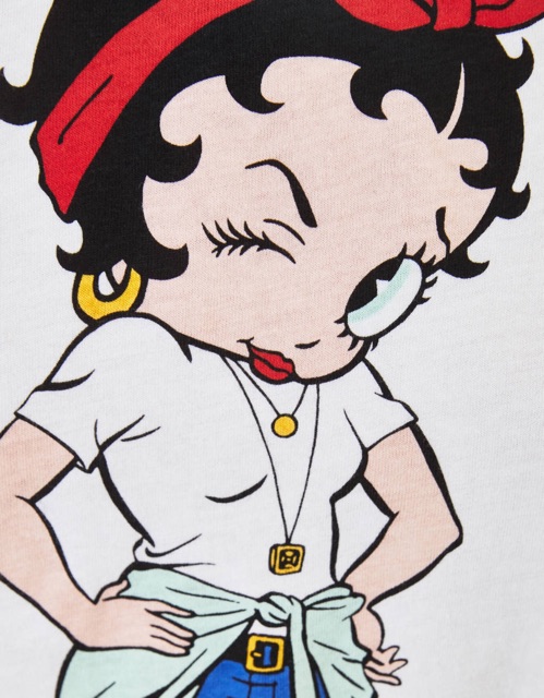 SẴN!! ÁO PHÔNG NỮ BERSHKA BETTY BOOP
