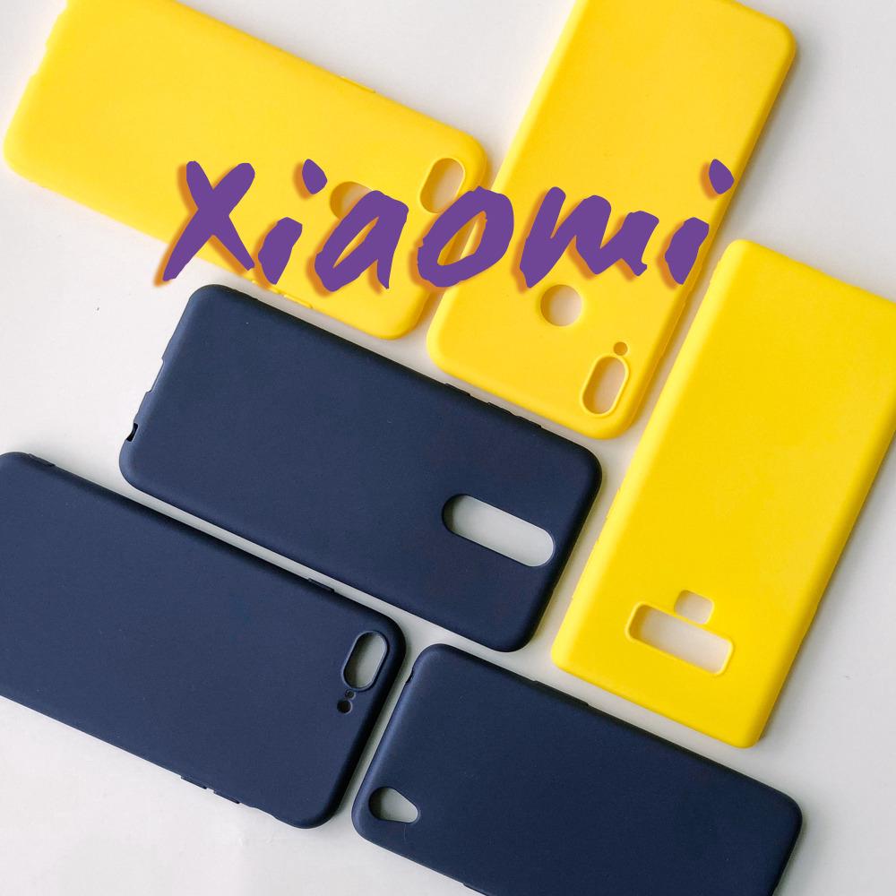 Ốp điện thoại mềm màu trơn cho Xiaomi Redmi S2/ 6a/ Note 5 Pro/ Note 6 Pro