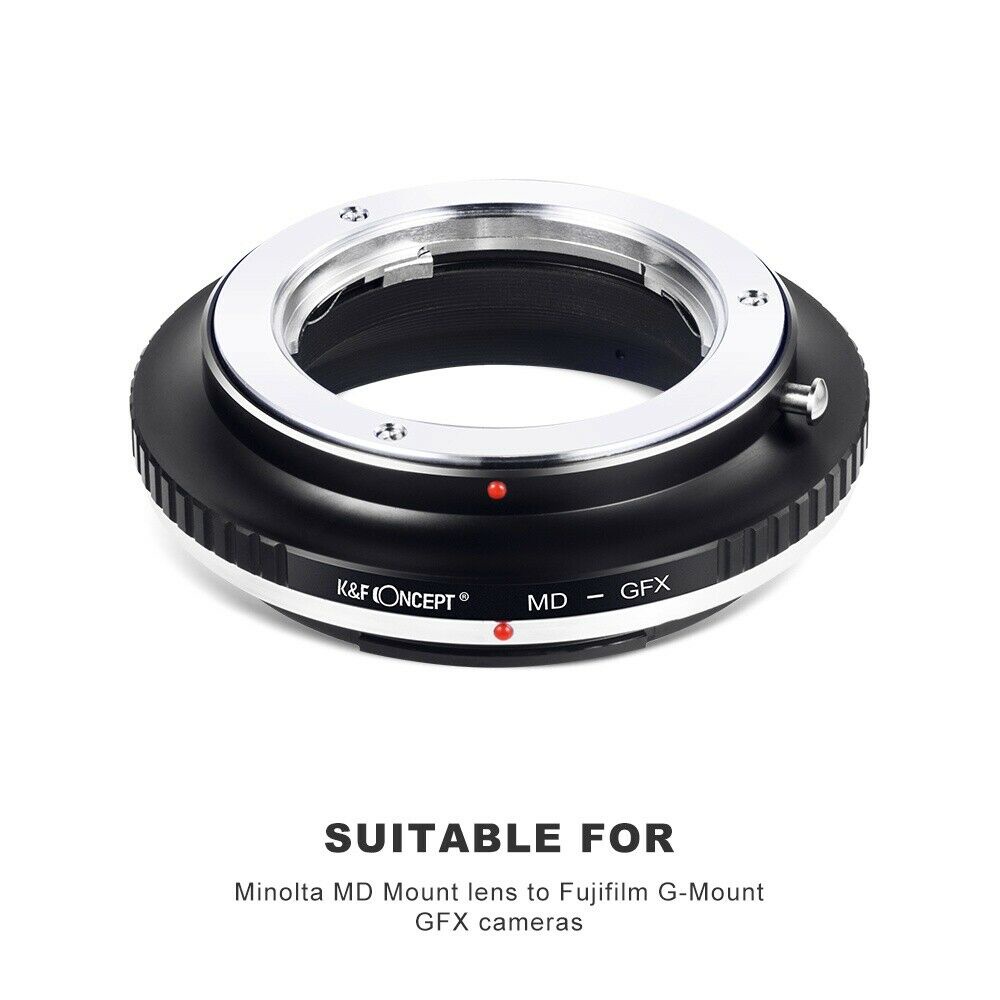 Ngàm Chuyển Đổi Ống Kính Minolta MD Sang Fuji GFX