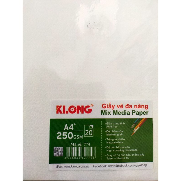 (1Tờ A4 Loại Dày 250gsm) Giấy Trắng A4