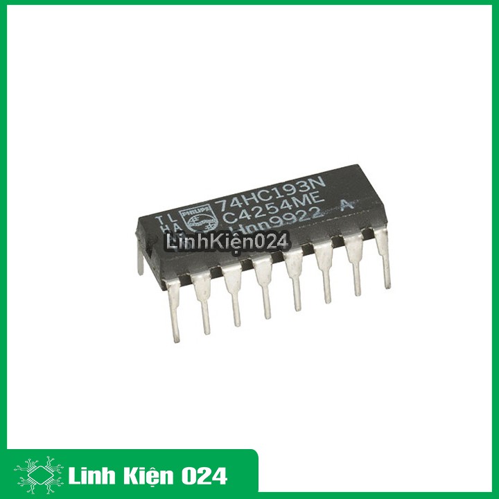 Linh Kiện 74HC193 Binary Up/Down Counter with Clear