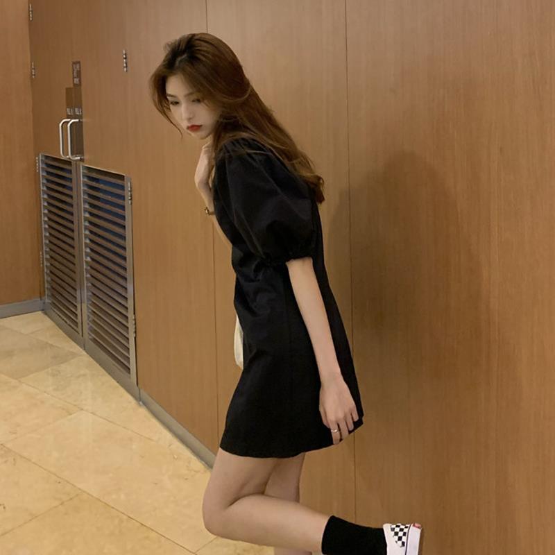 Đầm chữ A cổ vuông phong cách thanh lịch hợp thời trang cho nữ | BigBuy360 - bigbuy360.vn