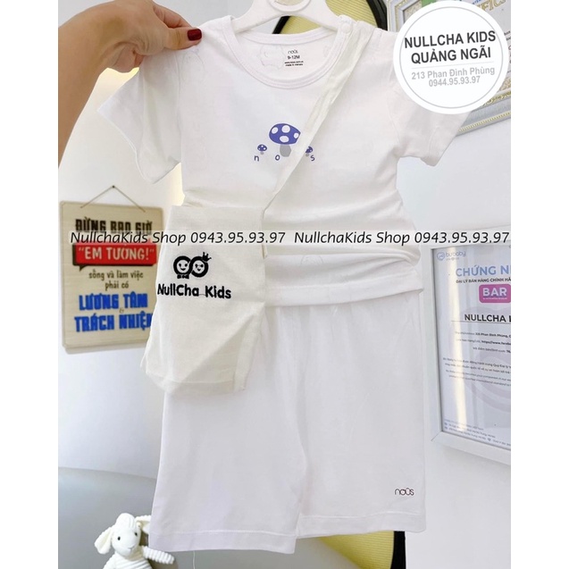 - Bộ cộc Nous chất petit, Air cho bé trai bé gái 3-36 tháng