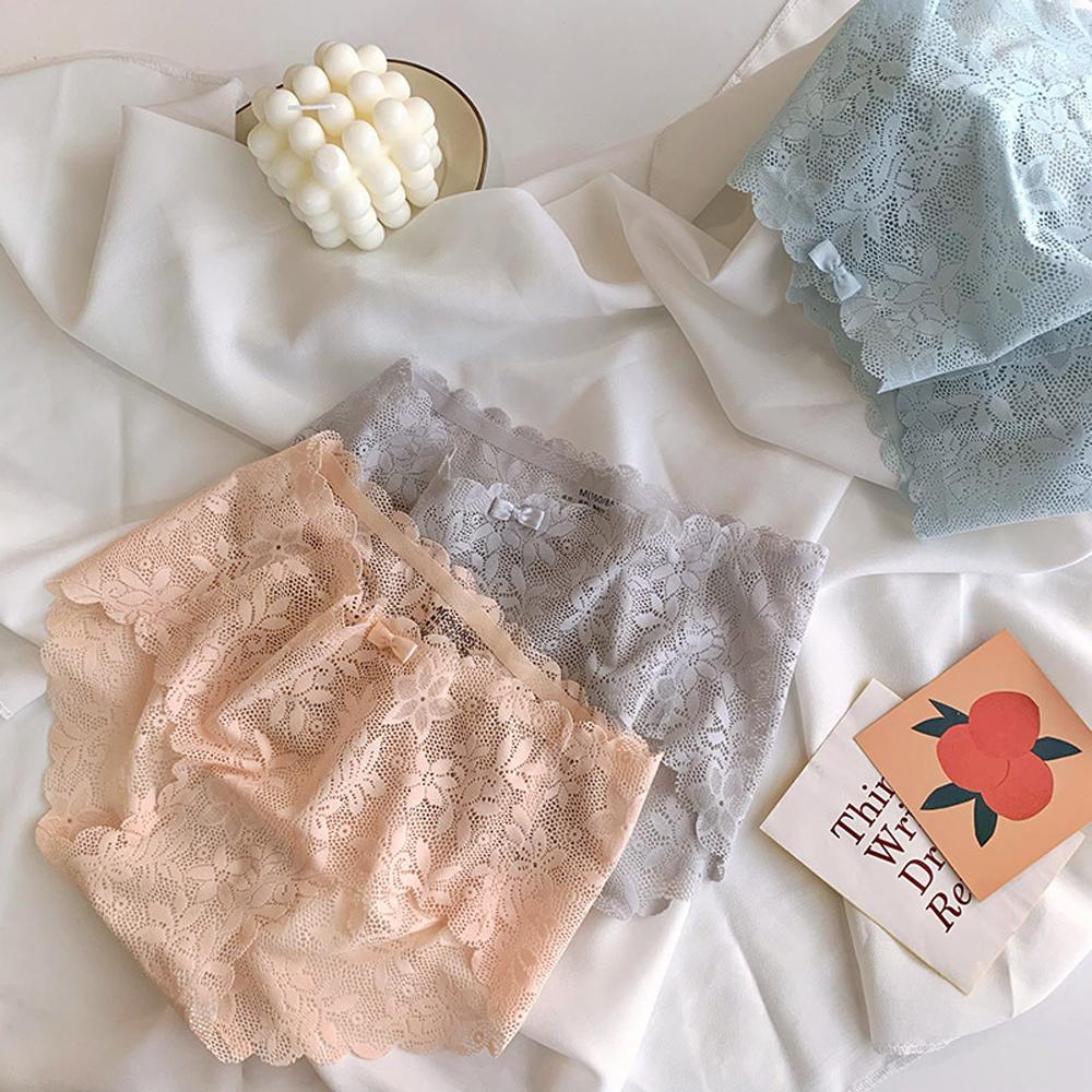 SOMEDAYZL Quần Lót Ren Hoa Trong Suốt Thiết Kế Quyến Rũ Cho Phái Nữ