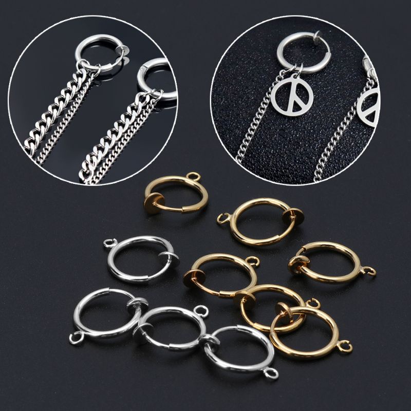 Set 10 Móc Kẹp Vành Tai Không Cần Xỏ Lỗ