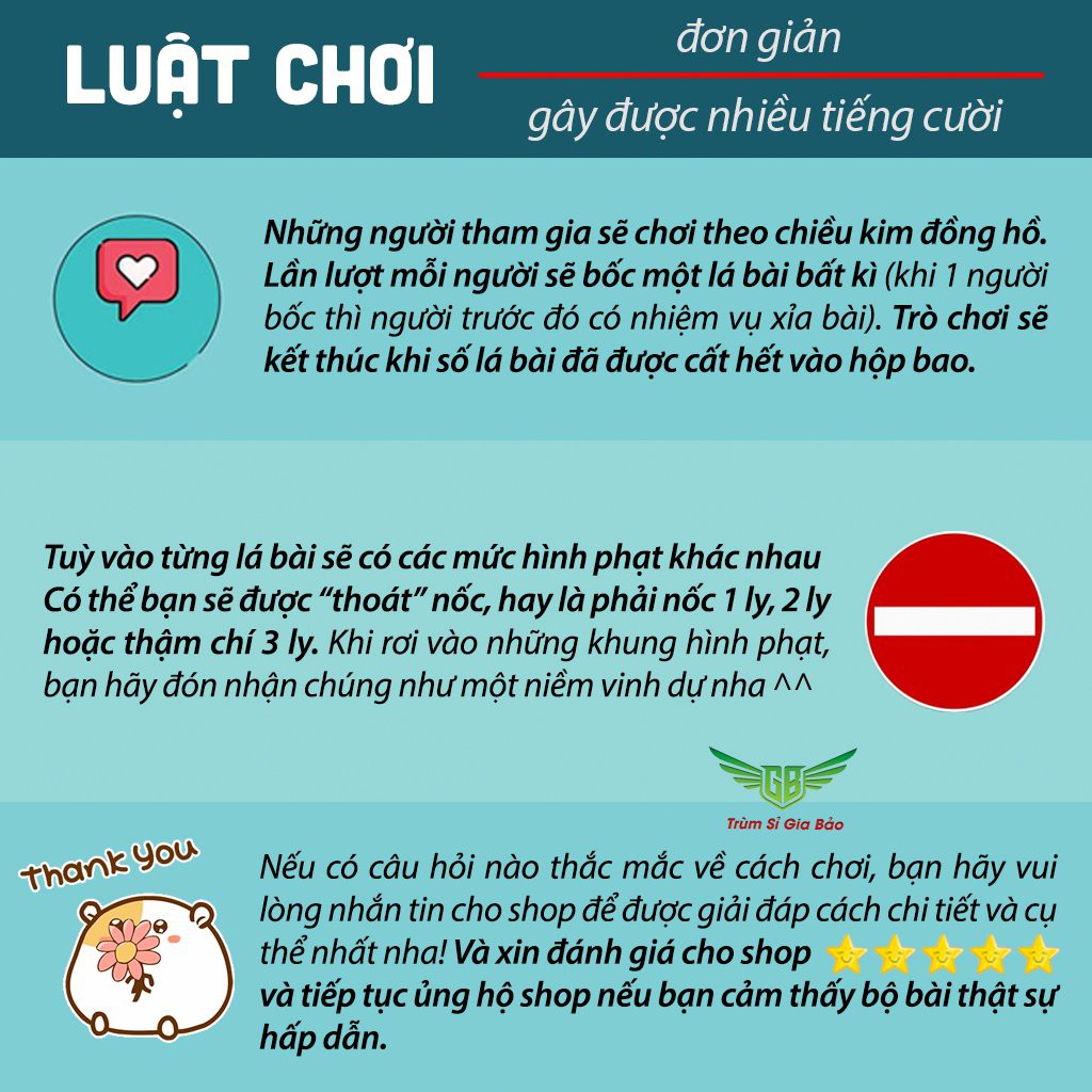 Bộ Bài NỐCC OUT 60 Lá 🌟 Bản Đặc Biệt 🌟 Bài Drinking Game Dành Cho Team Chuếnh Choáng _ Xàm Shop.