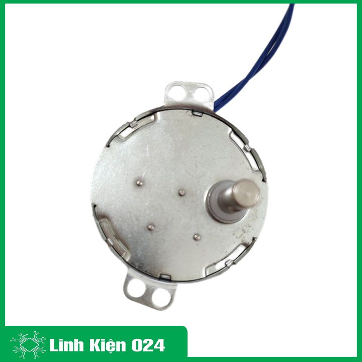 Động cơ túp năng điện 220VAC công suất 0.2W tốc độ 4 vòng/phút, nhông điện thay thế cho quạt