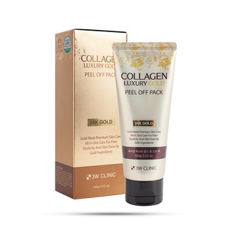 Mặt Nạ Lột Tinh Chất Vàng Collagen Luxury Gold 3W Clinic (100g)