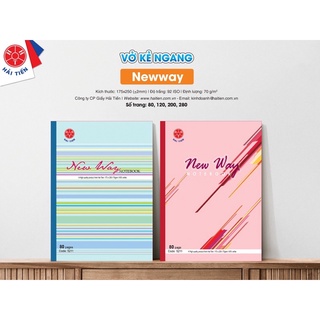 Vở kẻ ngang hải tiến newway 80tr -120tr