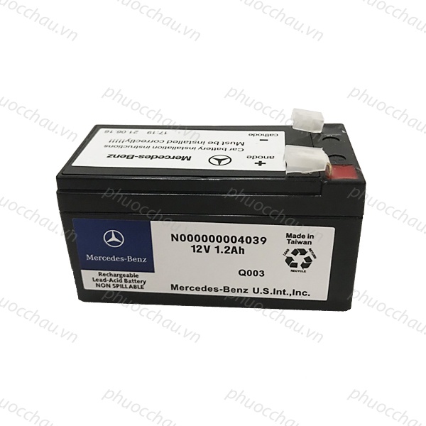 Ắc Quy Phụ Xe Mercedes 12V1.2AH Chính Hãng