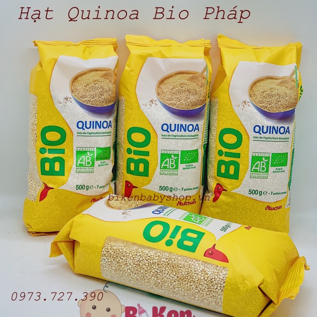 Hạt Quinoa Bio Pháp 500gram date 2020
