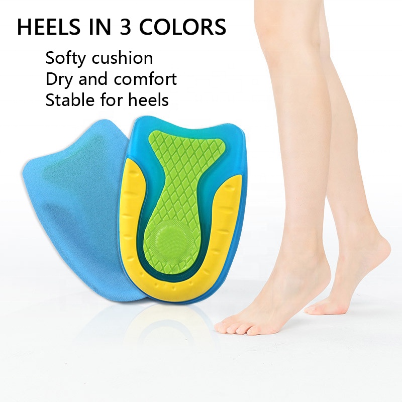 1 Cặp Đệm Gel TPE Giảm Đau Gót Chân / Gót Chân / Bảo Vệ Cả Ngày