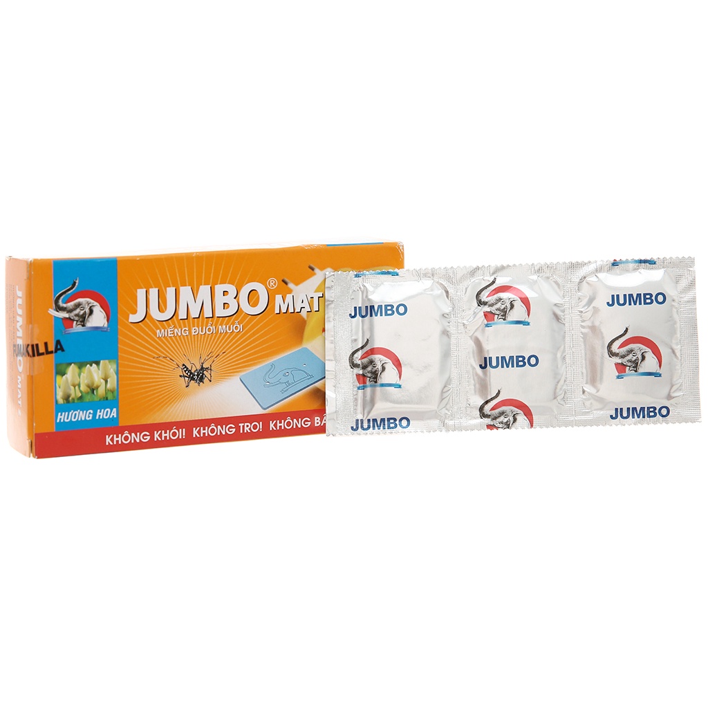 Miếng đuổi muỗi Jumbo MAT Z không khói 25g hộp 30 miếng