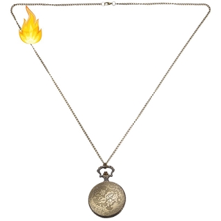 Đồng Hồ Bỏ Túi Nắp Bật Chạm Hình Con Gà