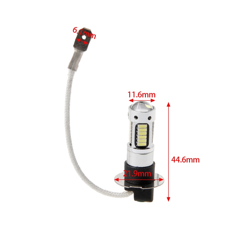 Bóng đèn LED Xenon phá sương mù H3 30W 4014 30SMD 6000K
