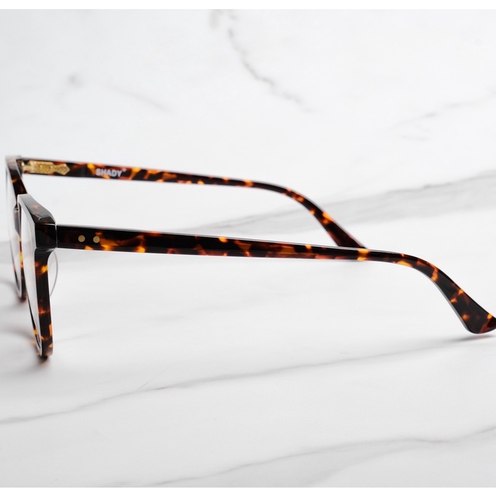 Gọng Kính Cận Nhựa Acetate Shady Unisex G1768 (Đen)